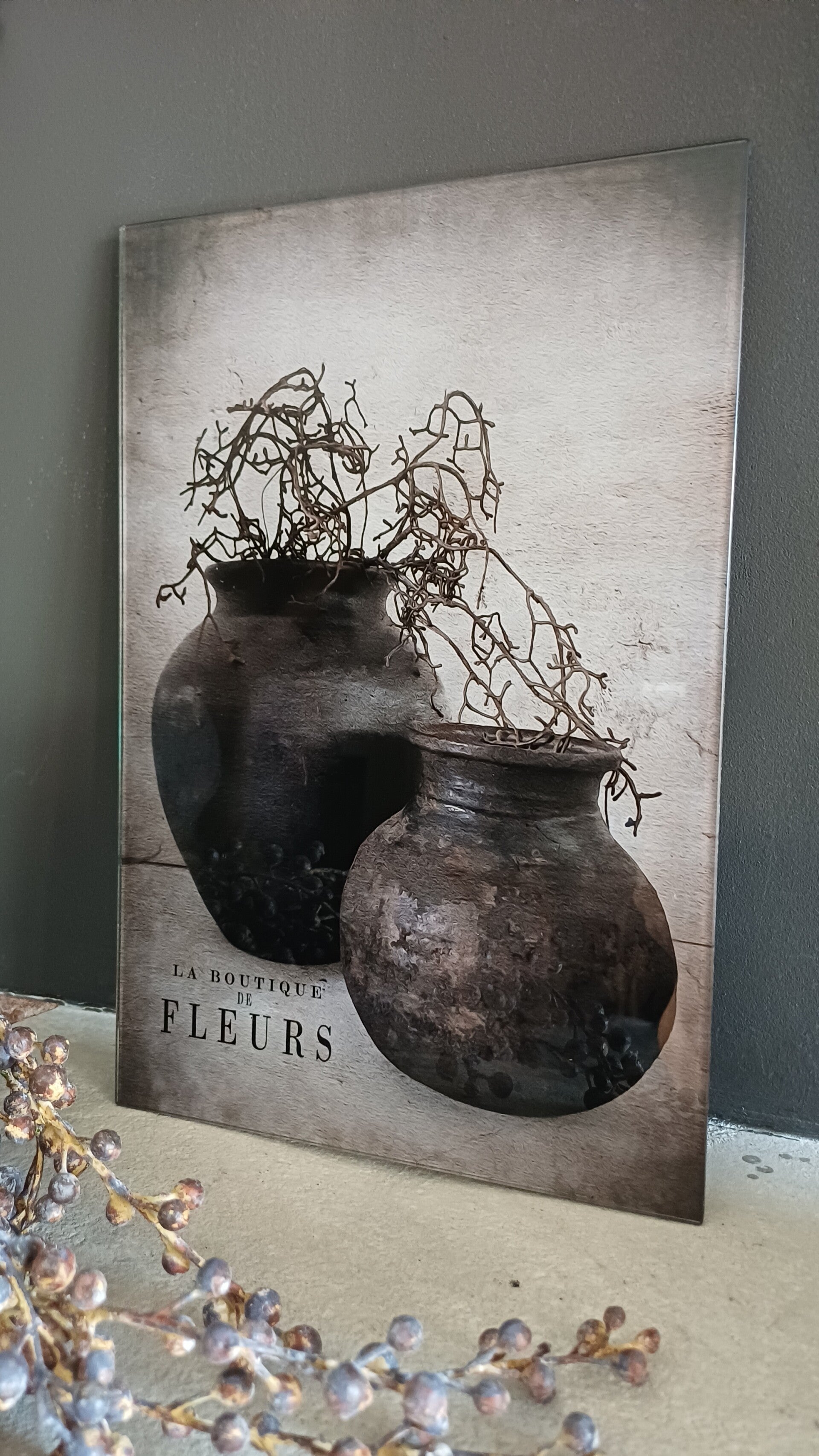 Glasplaat schilderij 2