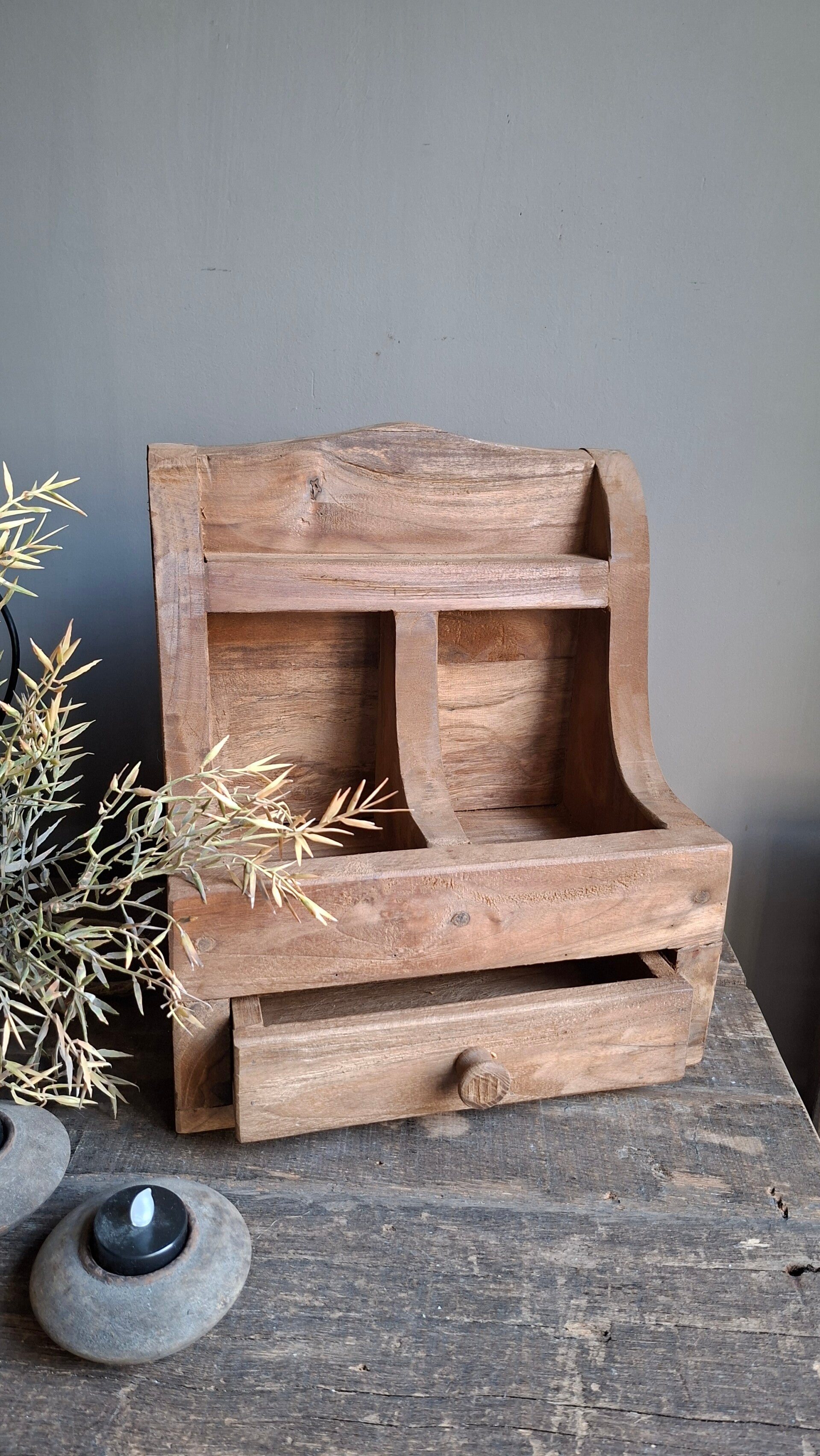 Zwaar gruttersbakje met lade