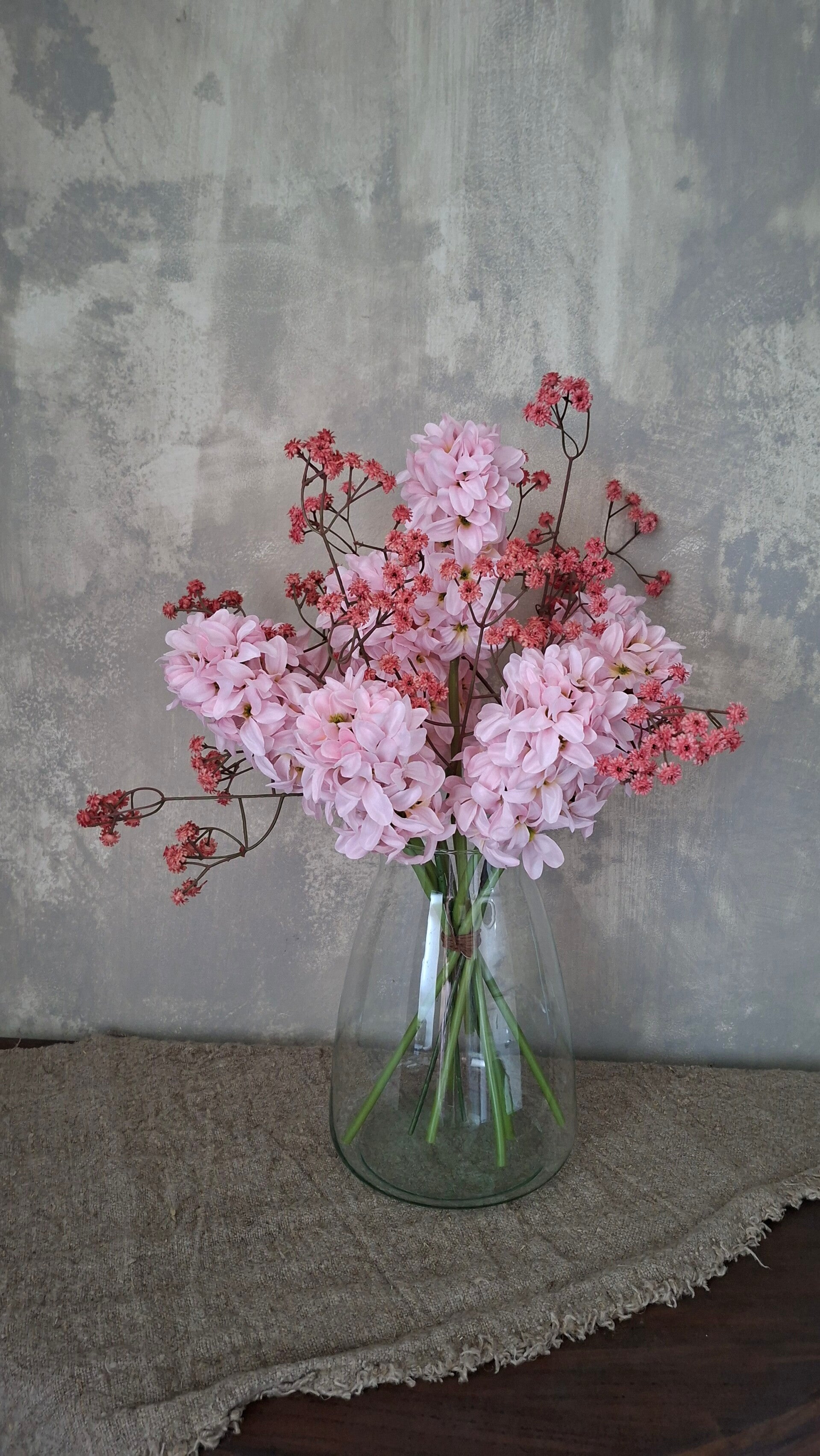 Hyacinten boeket rose