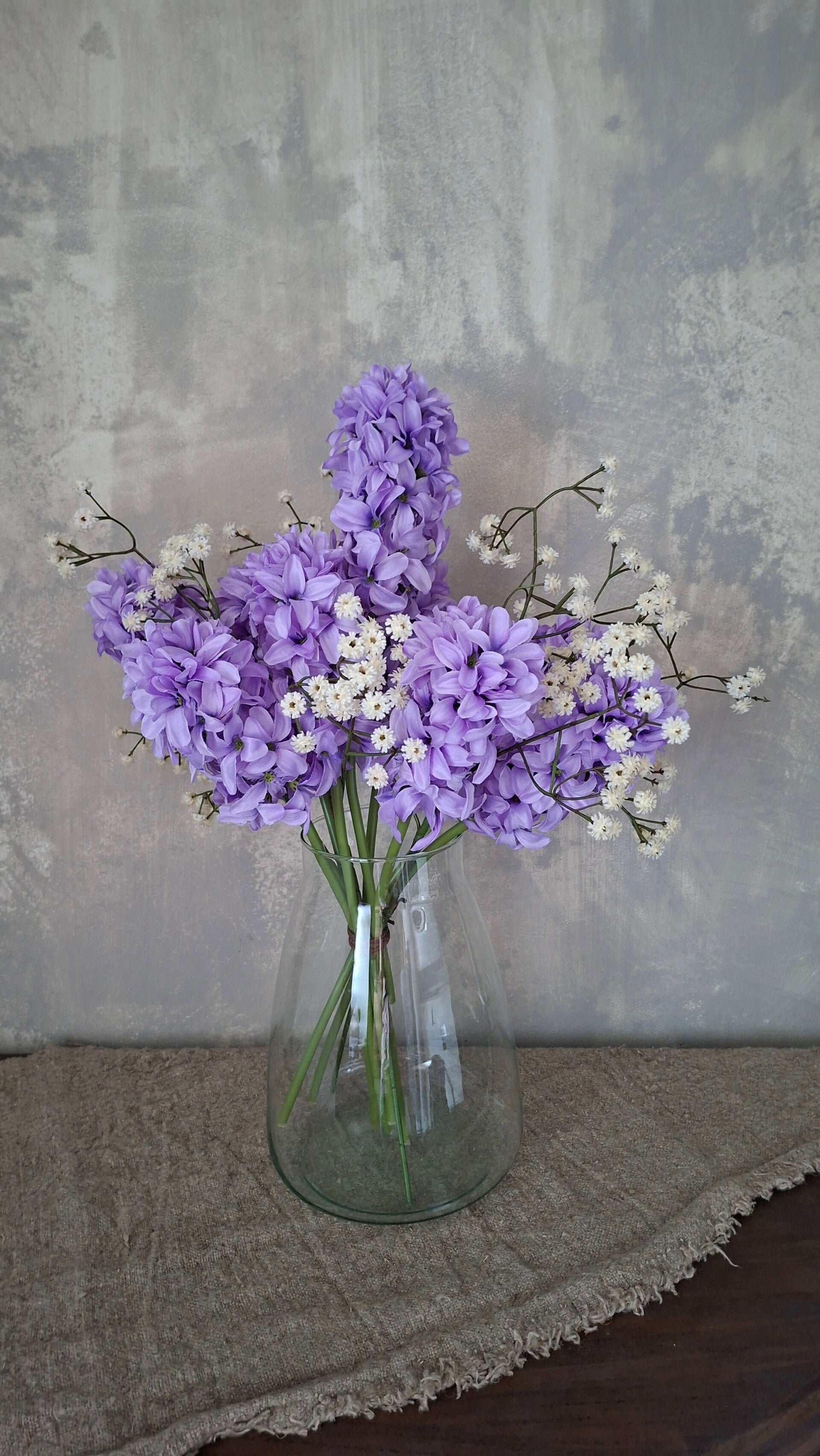 Hyacinten boeket lila