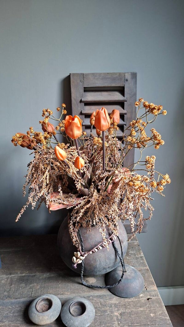 Boeket sober maar toch kleur