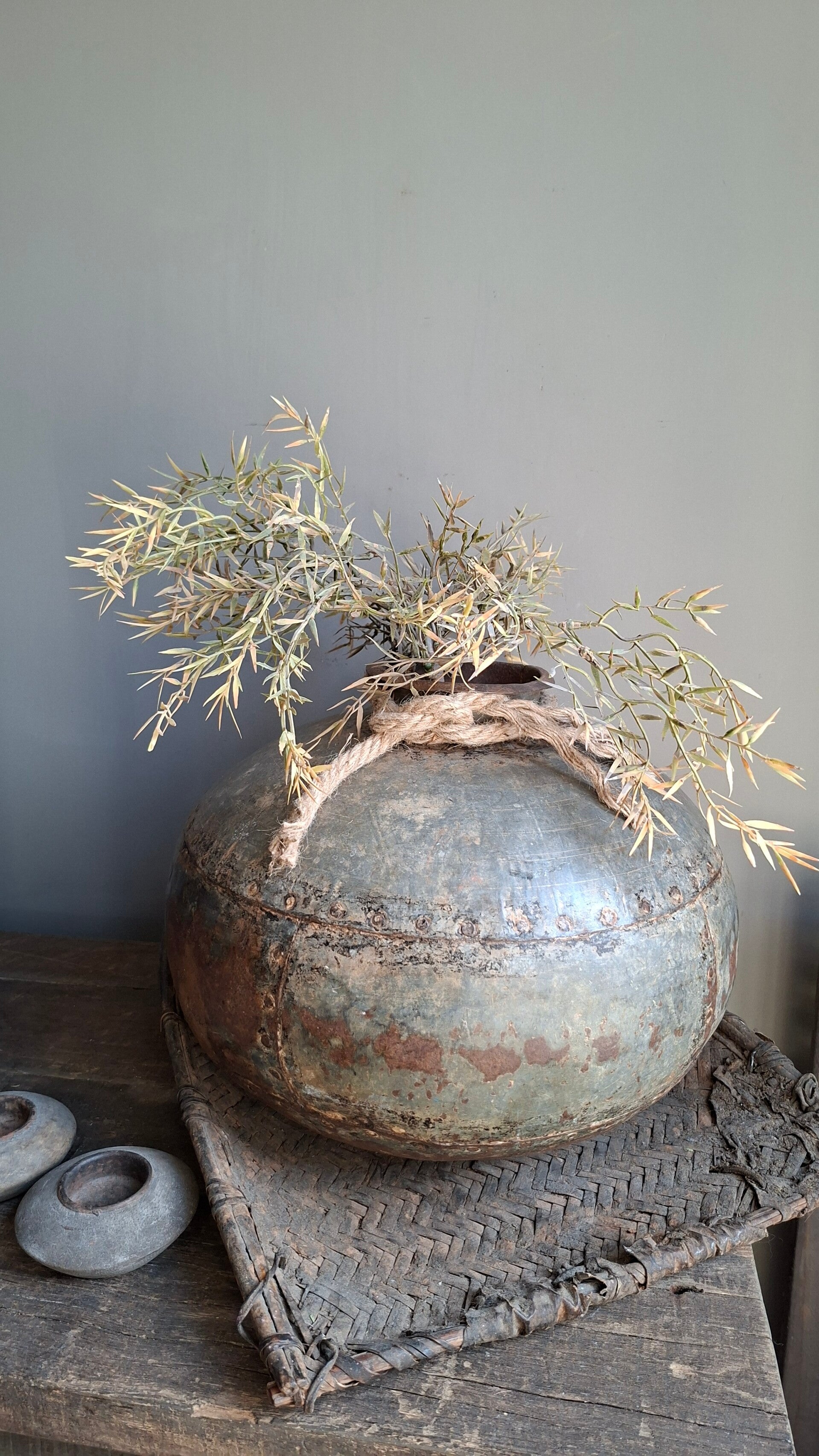Bolle waterpot metaal