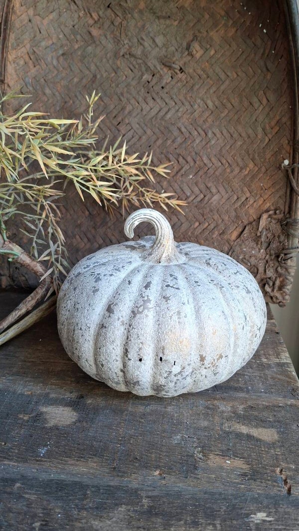 Pompoen glas 16cm hoog