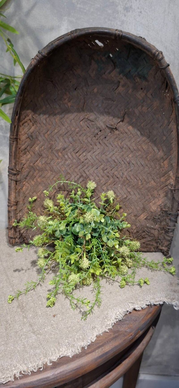 Halve bol bloemen toef