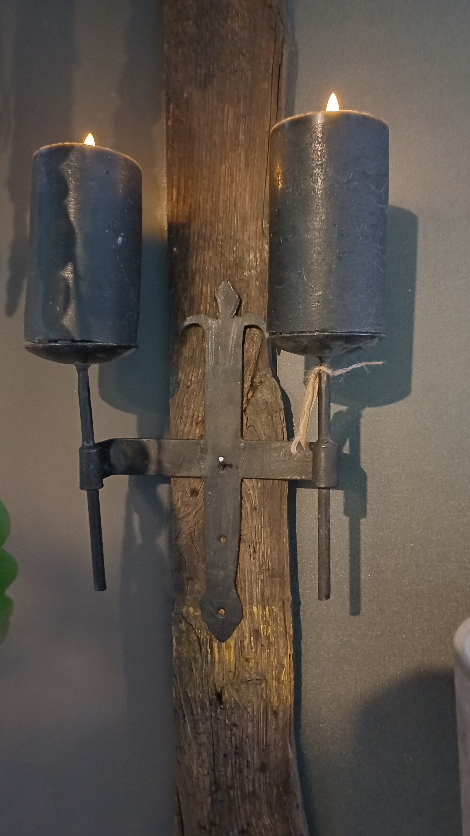 Smeedijzeren kandelaar metaal