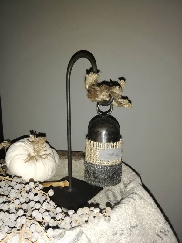 standaard met bel S metaal