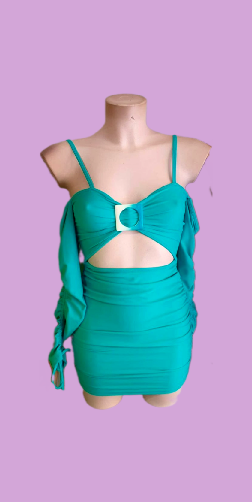 (Conjunto de dos piezas verde turquesa)