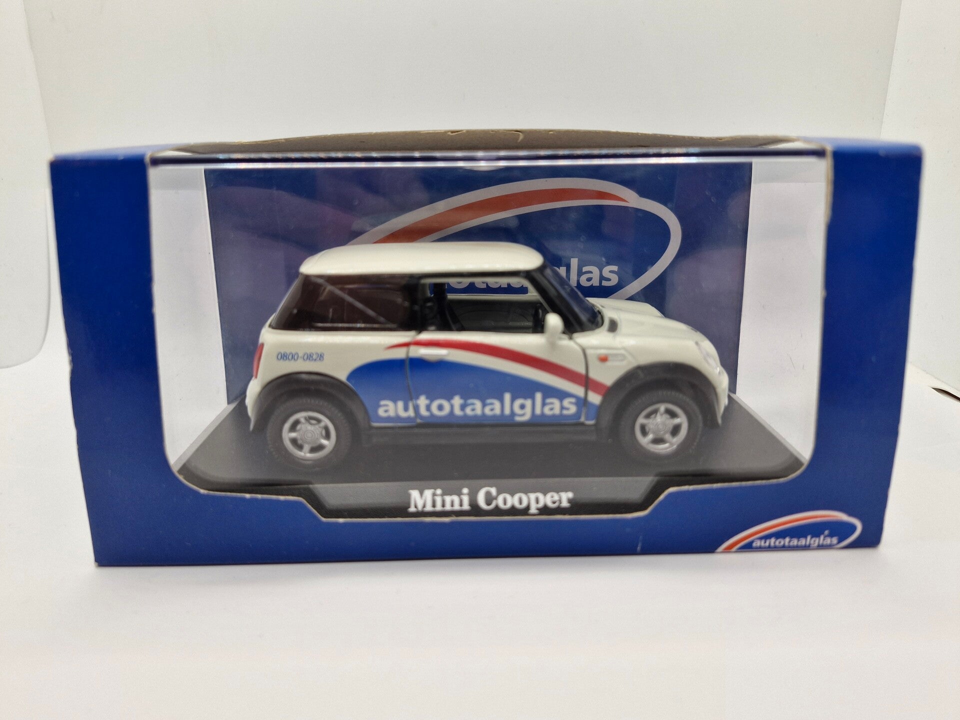 Welly Mini Cooper "Autotaalglas"