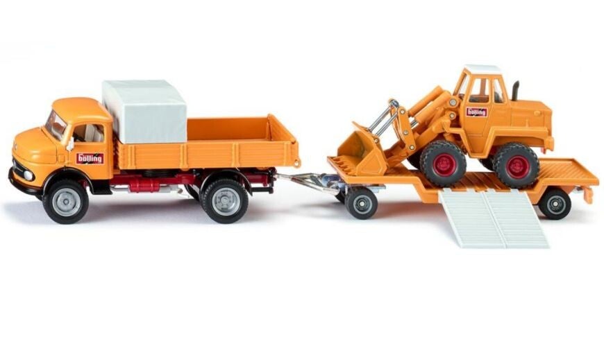 Siku - 4117 Mercedes Benz 710 met Kramer 411 loader