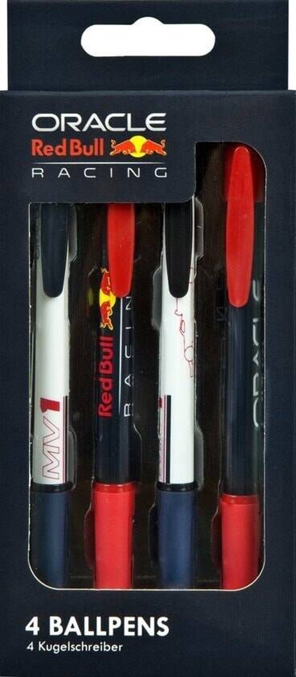 Max Verstappen balpennen set (4 stuks)