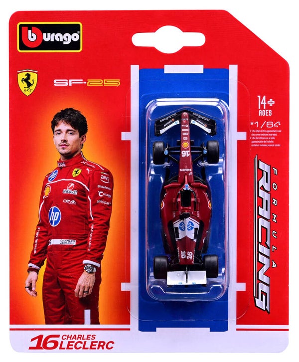 Bburago Ferrari SF-25 F1 - Charles Leclerc