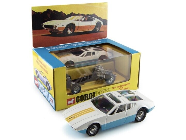 Corgi Toys Ghia 5000 Mangusta with De Tomaso chassis