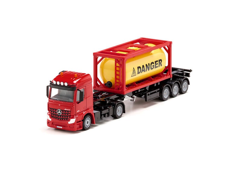 Siku - 3922 Mercedes Benz vrachtwagen met tankcontainer