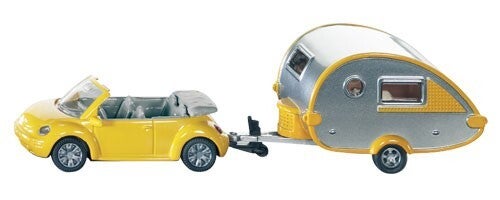 Siku - 1629 Volkswagen New Beetle met Caravan