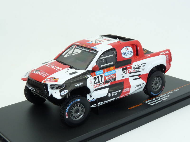 Brinic Modelcars IXO Models Toyota GR Hilux T1 - Rally Dakar 2023