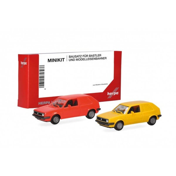 Herpa - Minikit Volkswagen Golf II 2-deurs (2 auto's)