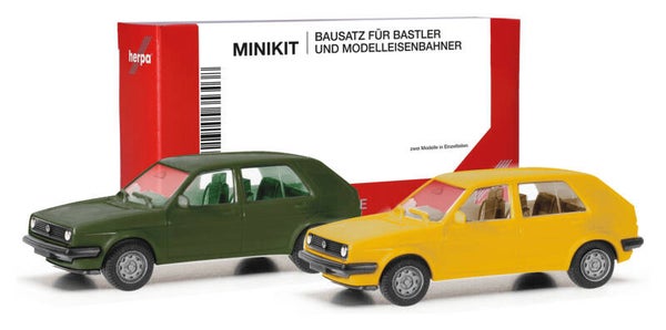 Herpa Minikit Volkswagen Golf II (2 auto's)