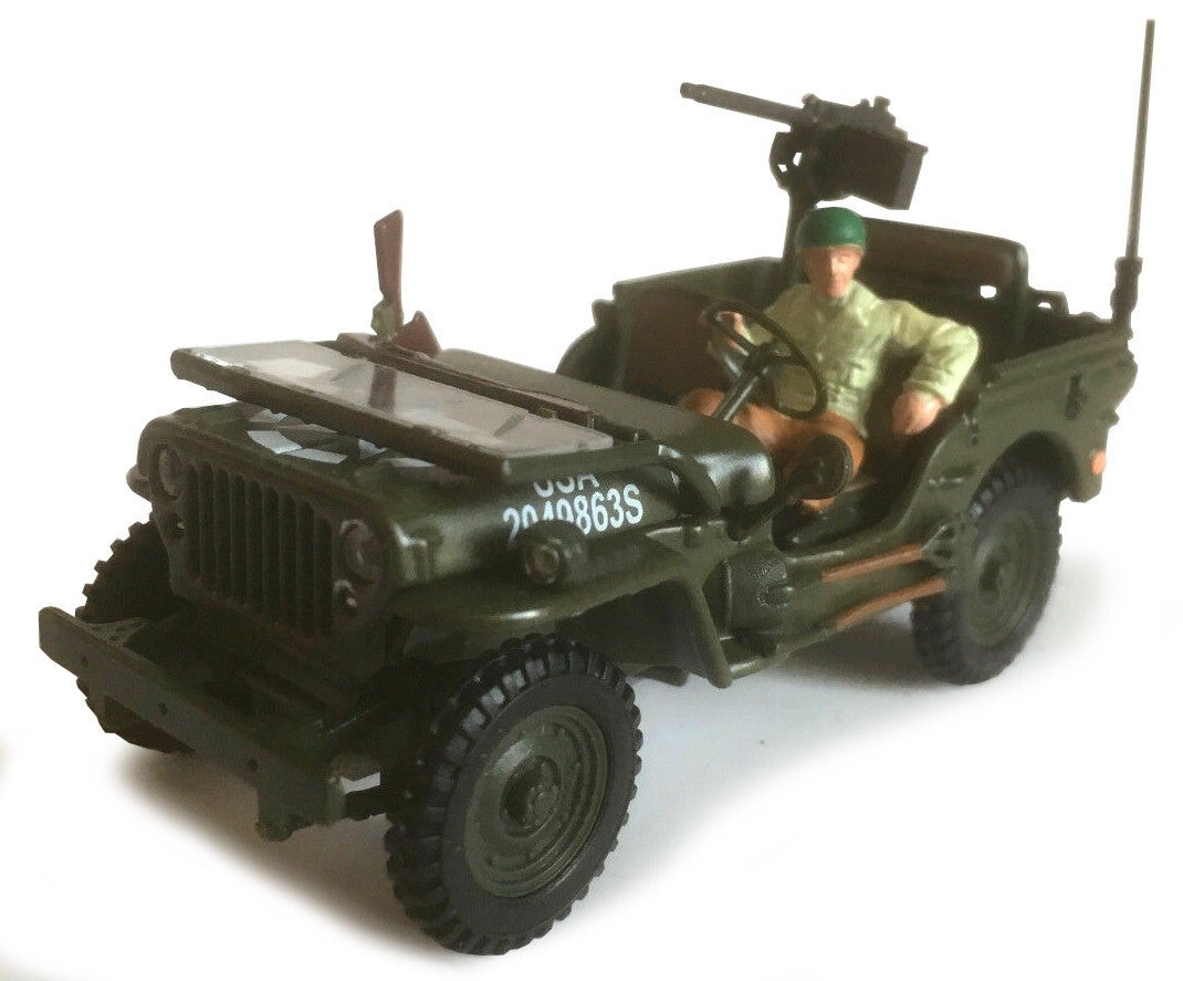 Cararama - Willys Jeeps 4x4 Open Top Army