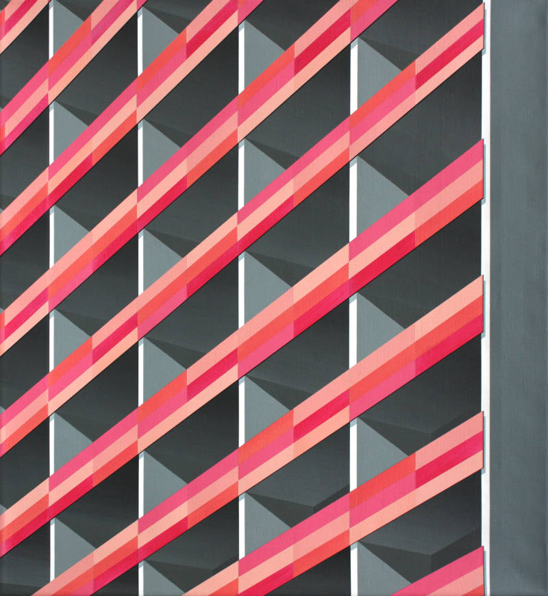 Berlin Hubba Bubba acrylverf op canvas acrylic paint on canvas 65 x 60 cm, 2014 € 1450