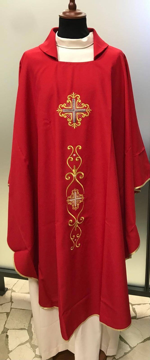 ART. 41 CASULA SPECIALE CROCE ARGENTO