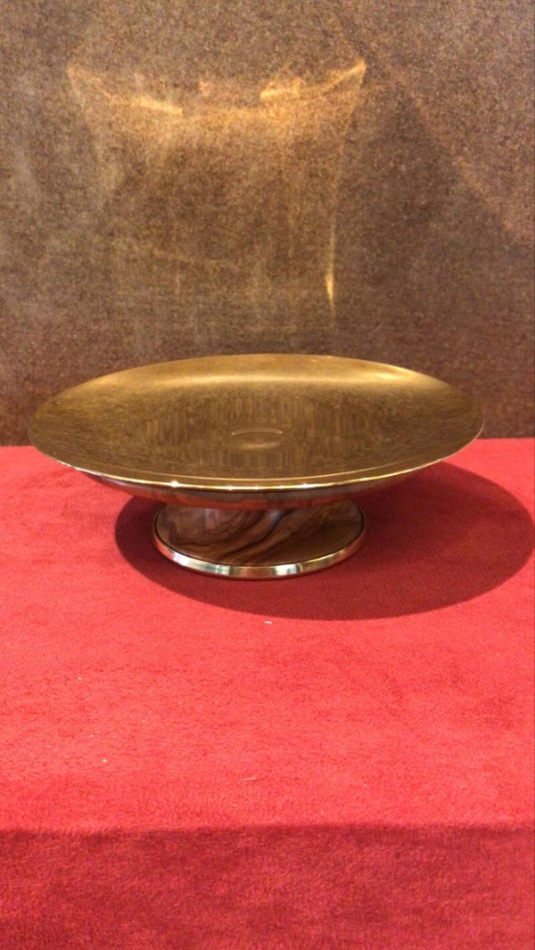 ART. PIATTO PATENA LEGNO D'ULIVO