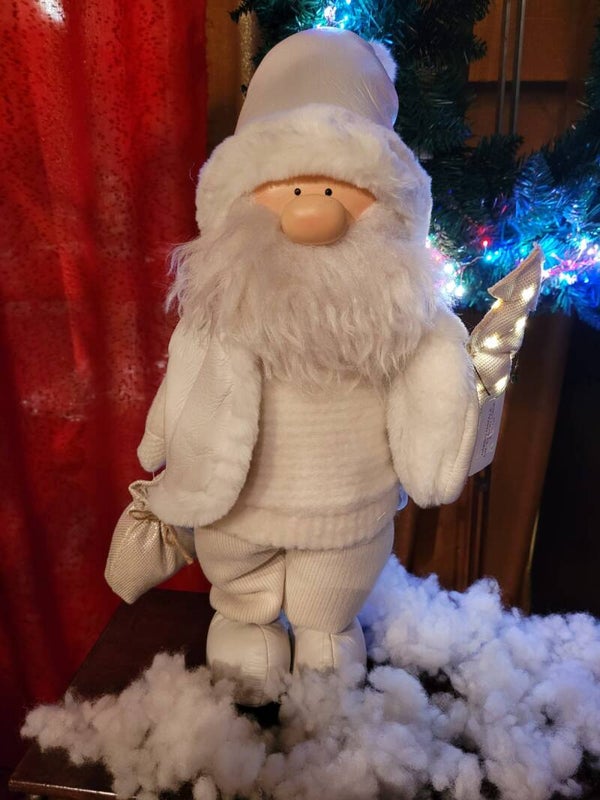 BABBO NATALE CON LUCI