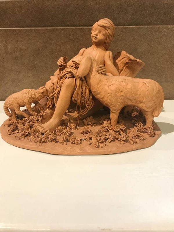 PASTORE IN TERRACOTTA