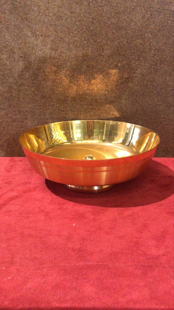 ART. PIATTO PATENA DORATO CM 15