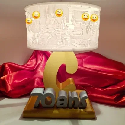 Lampe personnalisée 3D