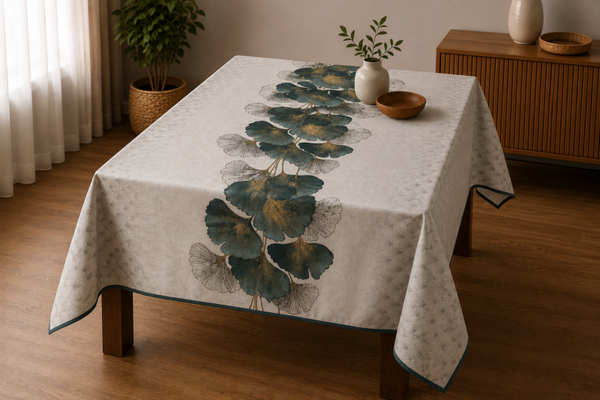 Nappe anti tache rectangulaire 240x148 ginkgo biloba