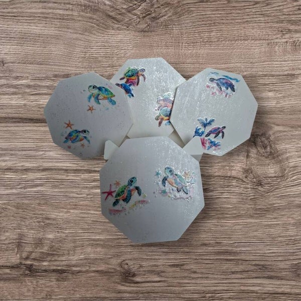 Sous-verres tortues - Gardiennes des eaux