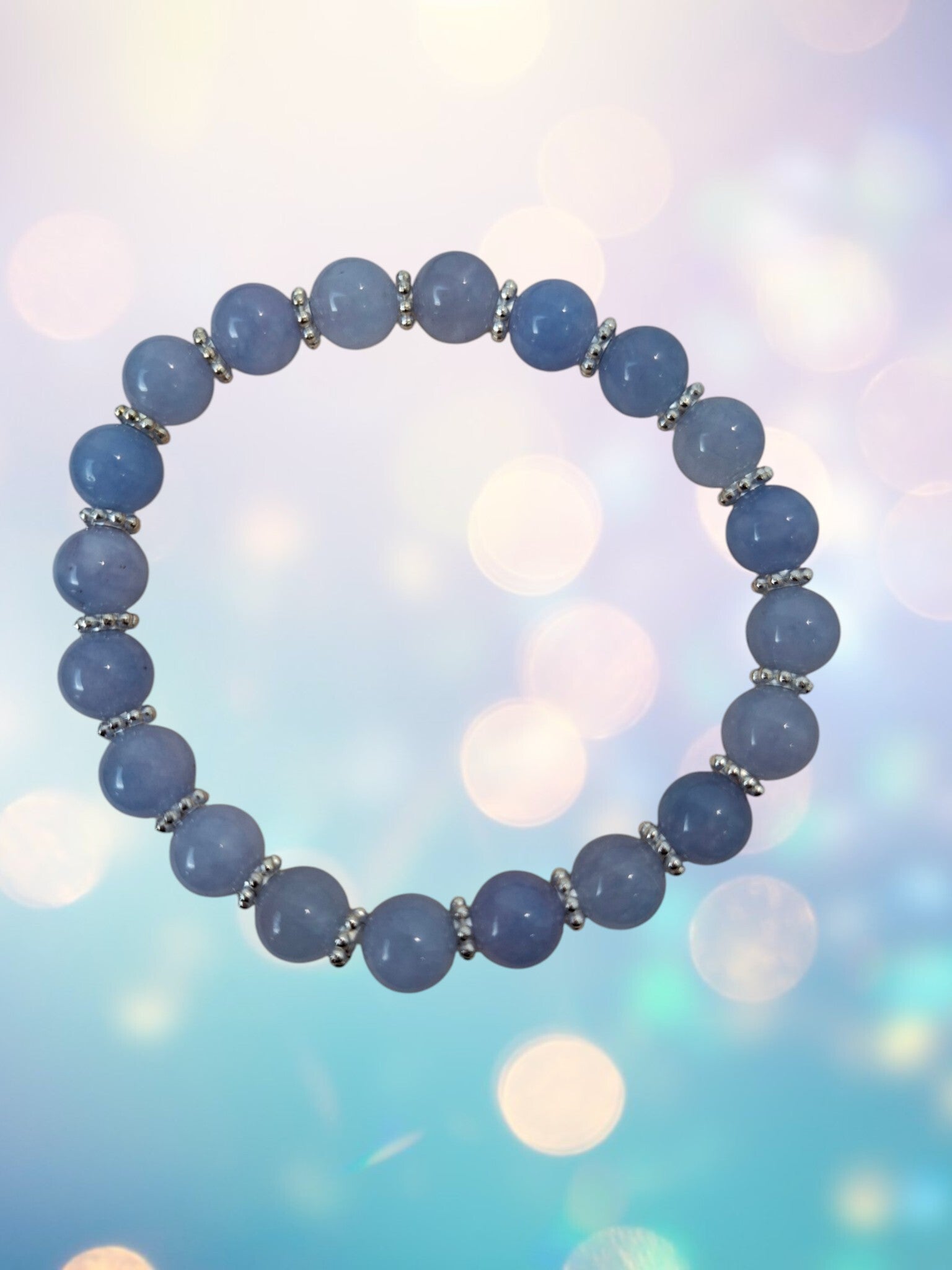 Bracelet Aigue‑Marine – Sérénité & Douceur