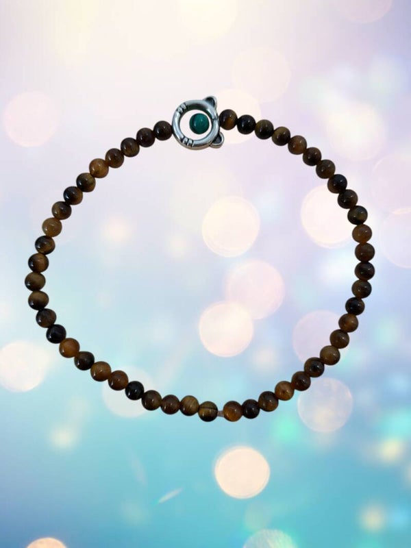 Bracelet Œil de Tigre & Félin