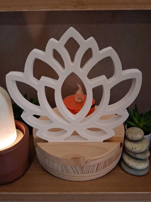 Veilleuse fleur de lotus - Paix Rayonnante