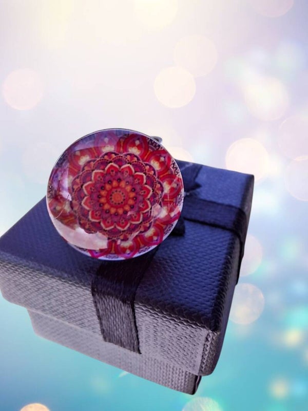 Bague Mandala – Fleur de Vie Bohème