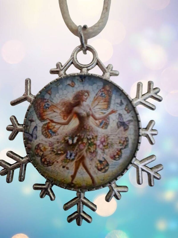 Collier Flocon – Fée & Papillons Enchantés