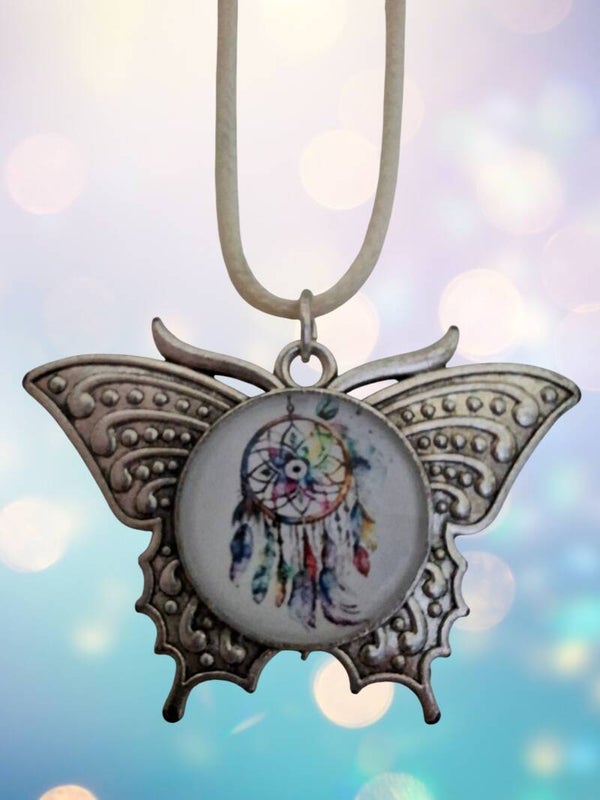 Papillon Argenté – Attrape‑Rêves