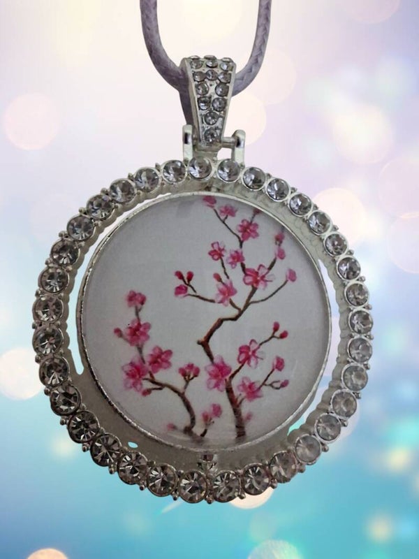 Pendentif Rotatif – Cerisier Japonais