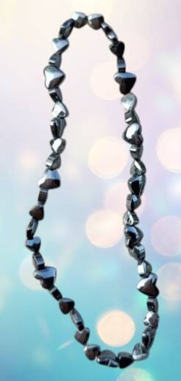 Bracelet Hématite – Cœurs Protecteurs