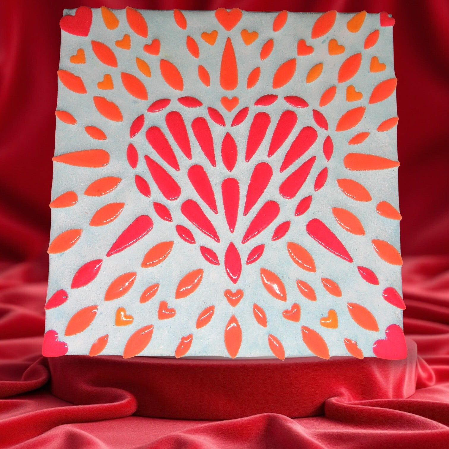 Cœur passion, Mosaïque intuitive