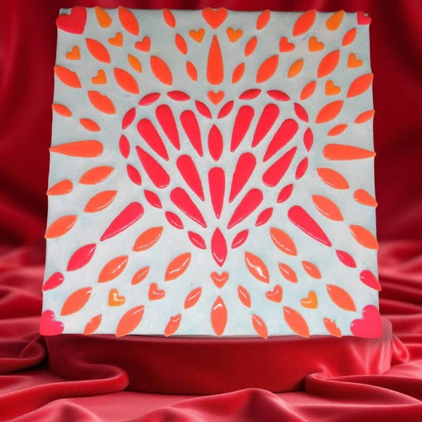Cœur passion, Mosaïque intuitive