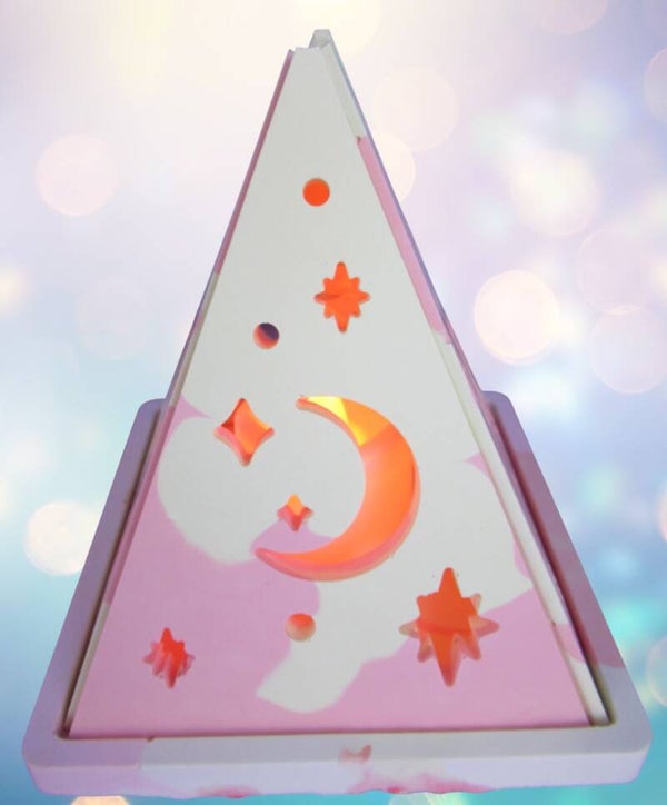 Veilleuse Pyramide- Lumières Célestes- Vanille fraise