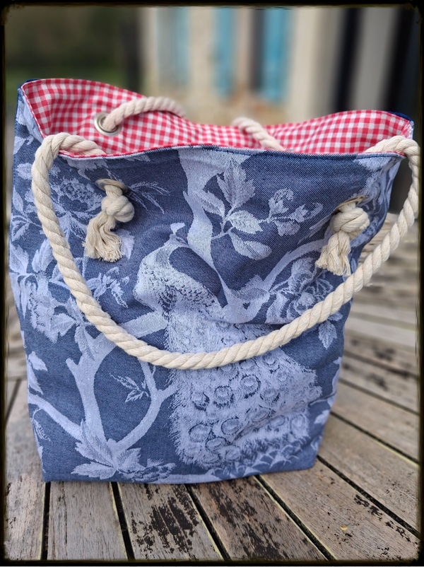 Cabas Héritage - Le Paon