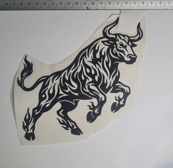 Taureau enflammé