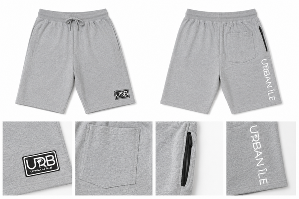 Shorts gris clair