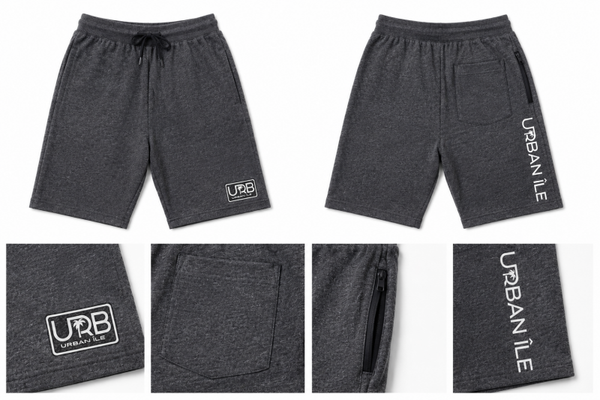Shorts gris foncé