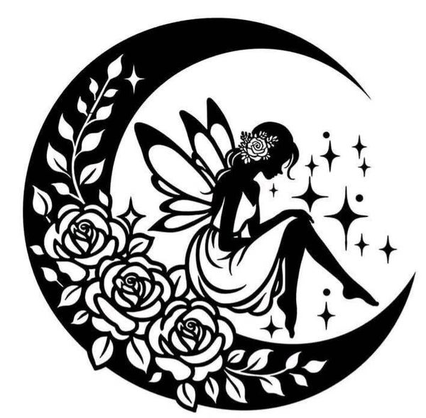 Fée dans la lune