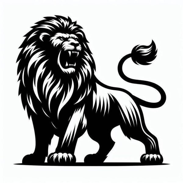 Lion stylé