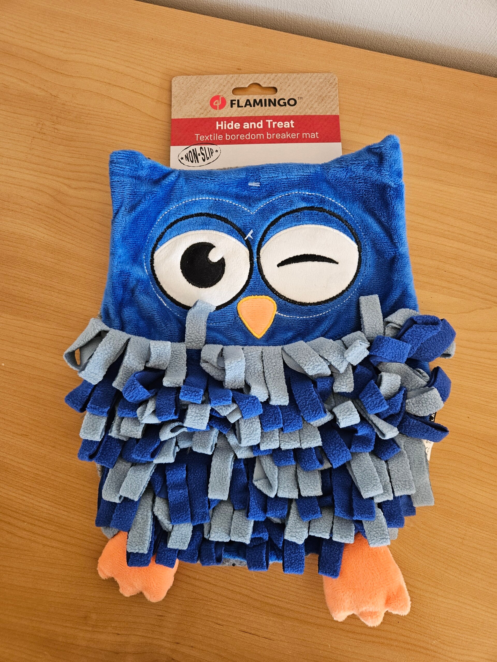 Snuffelmat Plinkie Uil Blauw