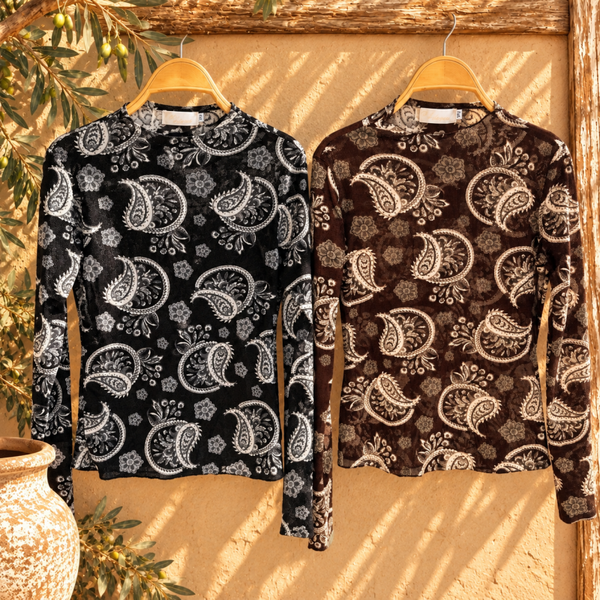 Paisley Boho Top